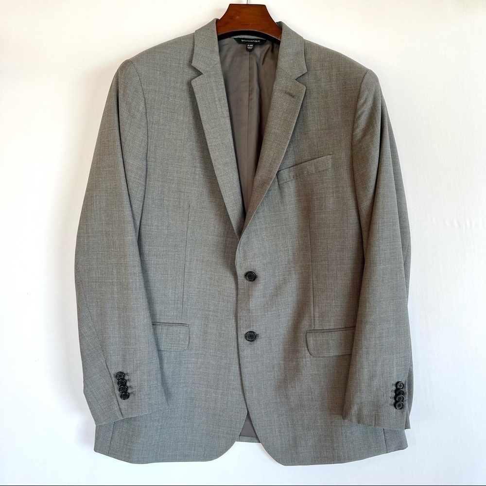 BANANA REPUBLIC Blazer Tollegno 1900 Extra Fine Merino Slim Fit 44R